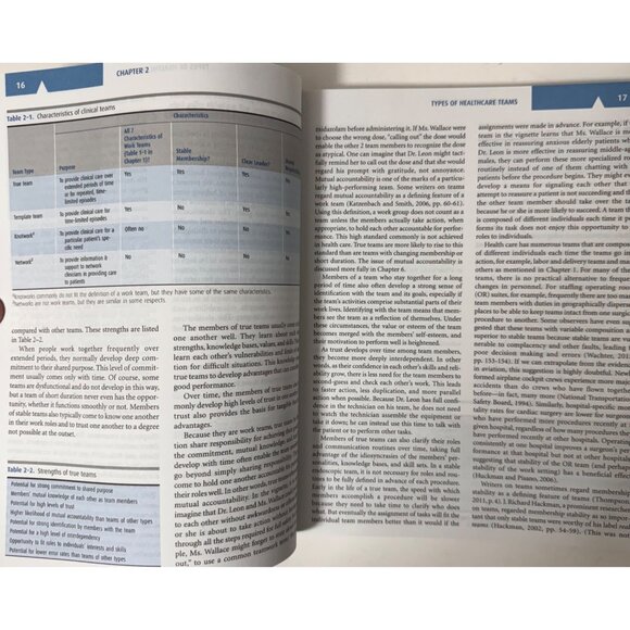 Understanding Teamwork In Health Care By Gordon Mosser & James W. Begun 2014 SC - Picture 7 of 16